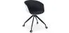 Sedia da ufficio con braccioli - Sedia da scrivania con rotelle - Bianco e nero - Jodie image 9