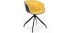 Sedia da ufficio con braccioli - Sedia da scrivania di design nera - Jodie image 9