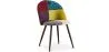 Sedia da pranzo imbottita in patchwork - Stile scandinavo - Ray image 9