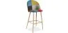 Sgabello Imbottito in Patchwork - Stile Scandinavo - Evelyne image 9