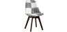 Sedia da pranzo - Rivestita in patchwork bianco e nero - Nuova edizione - Sam image 9