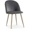 Sedia da pranzo - imbottita in velluto - Stile scandinavo - Evelyne image 9