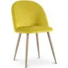 Sedia da pranzo - imbottita in velluto - Stile scandinavo - Evelyne image 9