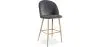 Sgabello imbottito in velluto - Design scandinavo - Evelyne image 9