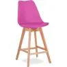 Sgabello in stile scandinavo - Gambe in legno - Denisse image 9