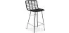 Sgabello da bar in vimini con schienale - Design Boho Bali - 75 cm - Catori image 9