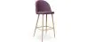 Sgabello imbottito in tessuto - Design scandinavo - 76cm - Evelyne image 9