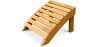 Sgabello in legno per sedia da giardino - Alana image 9