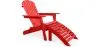 Sedia a sdraio con poggiapiedi - Sedia da giardino in legno - Alana image 9