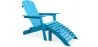 Sedia a sdraio con poggiapiedi - Sedia da giardino in legno - Alana image 9