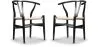 Confezione da 2 sedie da pranzo in legno - Stile scandinavo - Wish image 9