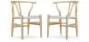 Confezione da 2 sedie da pranzo in legno - Stile scandinavo - Wish image 9