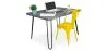 Set Scrivania - Stile Industriale 120cm - Hairpin + Sedia da Pranzo - Stylix image 9