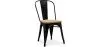 Sedia da pranzo - Design industriale - Acciaio e legno - Nuova edizione - Stylix image 9