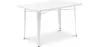 Tavolo da pranzo rettangolare - Stile Industriale - Metallo bianco - Ashi image 9