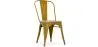 Sedia da pranzo - Design industriale - Acciaio e legno - Nuova edizione - Stylix image 9