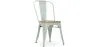 Sedia da pranzo - Design industriale - Acciaio e legno - Nuova edizione - Stylix image 9