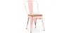 Sedia da pranzo - Design industriale - Acciaio e legno - Nuova edizione - Stylix image 9