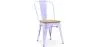 Sedia da pranzo - Design industriale - Acciaio e legno - Nuova edizione - Stylix image 9