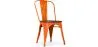 Sedia da pranzo - Design industriale - Acciaio e legno - Nuova edizione - Stylix image 9