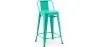 Sgabello da bar con schienale - Design industriale - 60cm - Nuova edizione - Stylix image 9