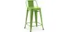 Sgabello da bar con schienale - Design industriale - 60cm - Nuova edizione - Stylix image 9
