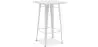 Tavolino sgabello quadrato - Stile Industriale - 100 cm - Galla image 9