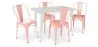 Pack Tavolo da pranzo e 4 sedie da pranzo Design industriale - Nuova edizione - Bistrot Stylix image 9