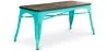 Panca di Design Industriale - Legno e Metallo - Stylix image 9