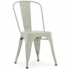 Sedia da pranzo - Design industriale - Acciaio - Nuova edizione - Stylix image 9
