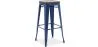 Sgabello da bar - Design industriale - Legno e acciaio - 76 cm - Nuova edizione- Stylix image 9