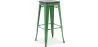 Sgabello da bar - Design industriale - Legno e acciaio - 76 cm - Nuova edizione- Stylix image 9