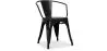 Sedia da pranzo con braccioli - Design industriale - Acciaio - Nuova edizione - Stylix image 9