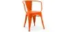 Sedia da pranzo con braccioli - Design industriale - Acciaio - Nuova edizione - Stylix image 9