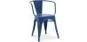 Sedia da pranzo con braccioli - Design industriale - Acciaio - Nuova edizione - Stylix image 9