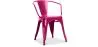 Sedia da pranzo con braccioli - Design industriale - Acciaio - Nuova edizione - Stylix image 9