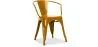 Sedia da pranzo con braccioli - Design industriale - Acciaio - Nuova edizione - Stylix image 9
