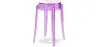 Sgabello da bar di design trasparente - 47cm - Victoria Queen image 9