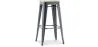 Sgabello da bar - Design industriale - Legno e acciaio - 76cm - Nuova edizione - Stylix image 9