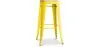 Sgabello da bar - Design industriale - Legno e acciaio - 76cm - Nuova edizione - Stylix image 9