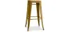 Sgabello da bar - Design industriale - Legno e acciaio - 76cm - Nuova edizione - Stylix image 9