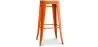 Sgabello da bar - Design industriale - Legno e acciaio - 76cm - Nuova edizione - Stylix image 9