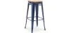 Sgabello da bar - Design industriale - Legno e acciaio - 76cm - Nuova edizione - Stylix image 9
