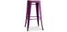 Sgabello da bar - Design industriale - Legno e acciaio - 76cm - Nuova edizione - Stylix image 9