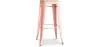 Sgabello da bar - Design industriale - Legno e acciaio - 76cm - Nuova edizione - Stylix image 9