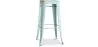 Sgabello da bar - Design industriale - Legno e acciaio - 76cm - Nuova edizione - Stylix image 9