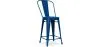 Sgabello da bar con schienale - Design industriale - 60 cm - Nuova edizione - Stylix image 9