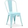 Sedia da pranzo - Design industriale - Acciaio - Opaco - Nuova edizione -Stylix image 9