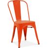 Sedia da pranzo - Design industriale - Acciaio - Opaco - Nuova edizione -Stylix image 9