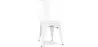 Sedia da pranzo - Design industriale - Acciaio - Opaco - Nuova edizione -Stylix image 9